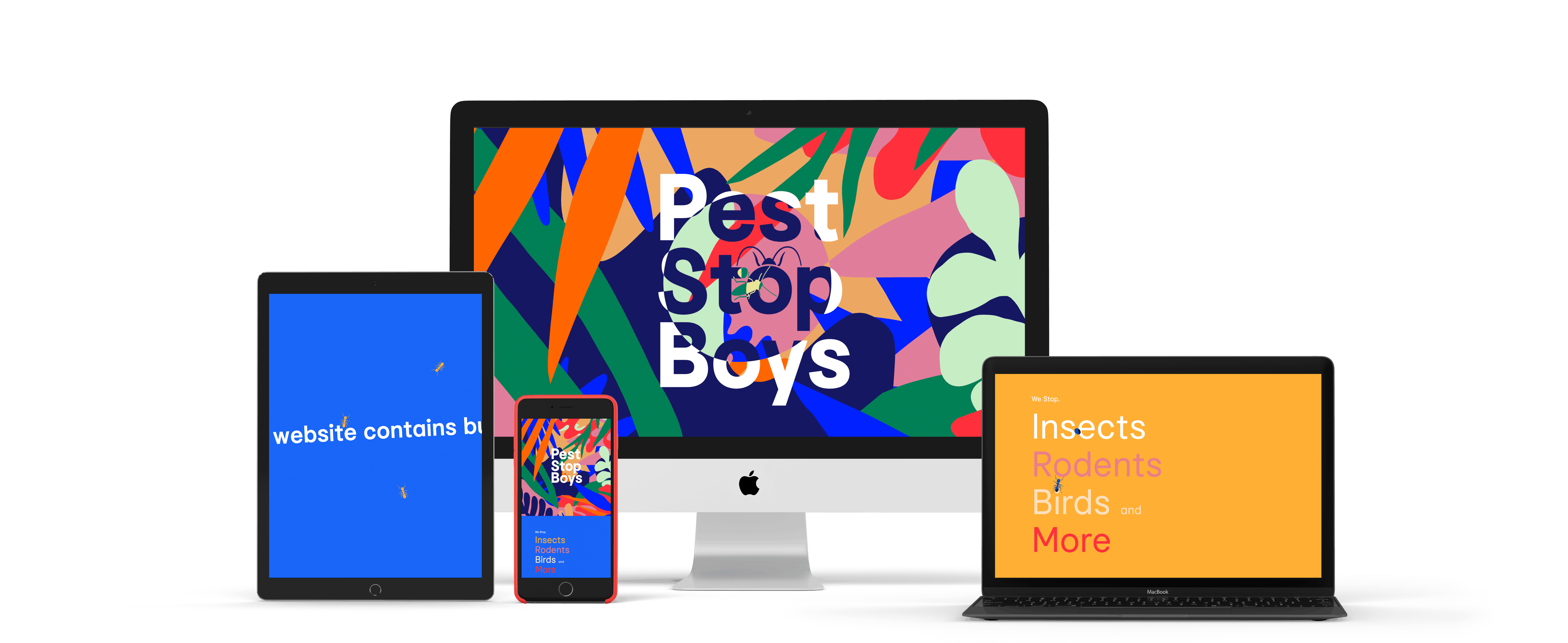 pest stop boys website on devices